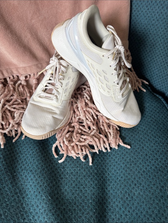 Reebok Shoes - Reebok Women's Cream/Light Beige Athletic Sneakers